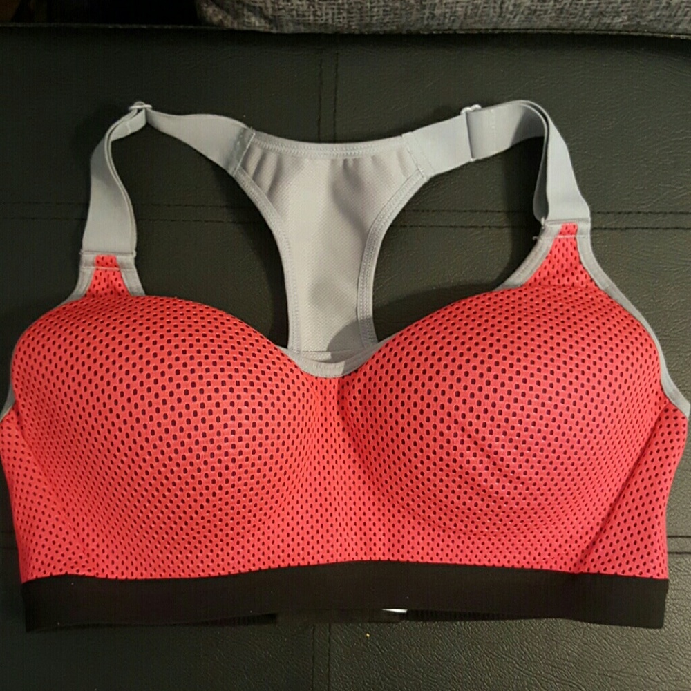 Victoria Secret Sport Bra 34C New Pink Mesh